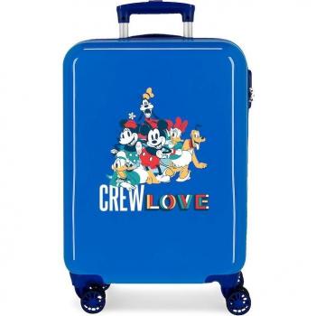 Maleta de Cabina Mickey Crew Love rígida azul