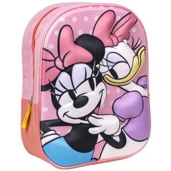 Mochila Infantil 3D Minnie Mouse 25X31x10cm