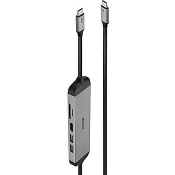 Lindy 43326 replicatore di porte e docking station per notebook Cablato USB 3.2 Gen 1 Type-C