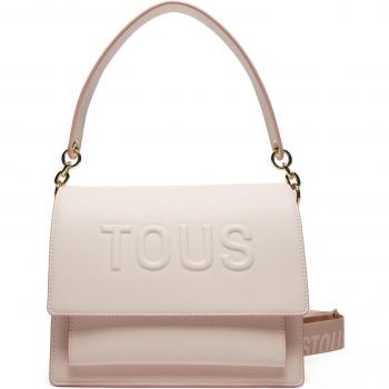 Bolso Bandolera Mediana Tous con Cierre de Broche y Solapa