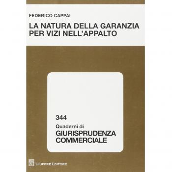Natura della garanzia per vizi nell'appalto