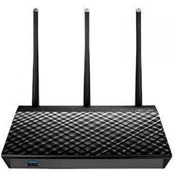 Modem Router Wifi Asus ADSL Gigabit Dual Band 1300 Mbps Nero RT-AC1900U