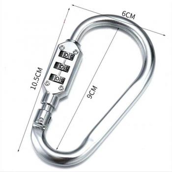 Candado de Seguridad Portátil de Zinc para Equipaje