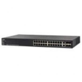 Cisco SF550X-24P-K9 Managed L3 Fast Ethernet (10/100) Black 1U Power over Ethernet (PoE) Support