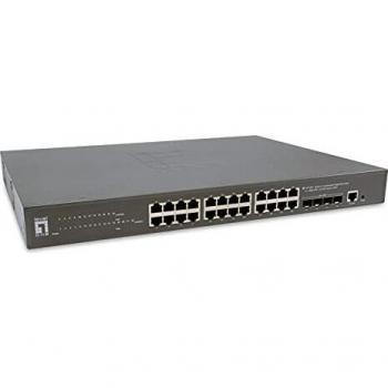 LevelOne GTP-2871 switch di rete Gestito L3 Gigabit Ethernet (10/100/1000) Supporto Power over Ethernet (PoE) Grigio