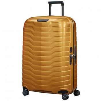 Maleta rígida grande 75 cm 4 ruedas Samsonite Proxis color dorado