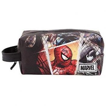 KARACTERMANIA Spiderman Collage-Bolsa de Aseo Brick, Multicolor