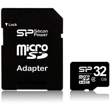 Silicon Power MicroSD 32GB Classe 4 SP032GBSTH004V10