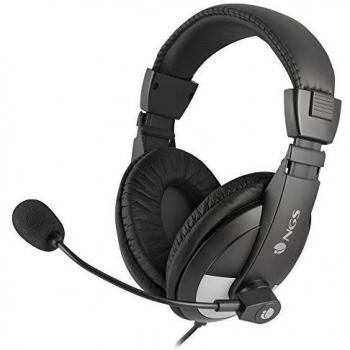NGS HEADPHONES WITH MICROPHONE MSX9PRO, JACK 3.5MM, NOISE CANCELLATION, COLOR BLACK NGS