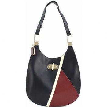SOFT TURNLOCK HOBO CB Mujer Bolsos bandolera Azul (Tommy Navy/Cabernet)