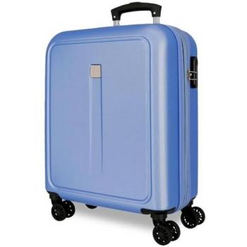 Maleta Cabinera Expandible Azul Roll Road