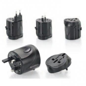 GABOL Adaptador de Viaje, Adultos Unisex, Negro (Negro), Talla Única