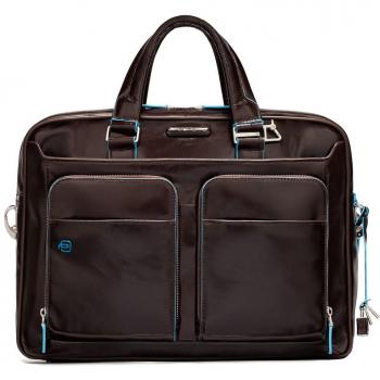 Borsa PIQUADRO sottile porta pc Mogano CA2849B2432
