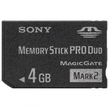 Memory Stick Pro Duo Sony MSMT4GN 4 GB Nera