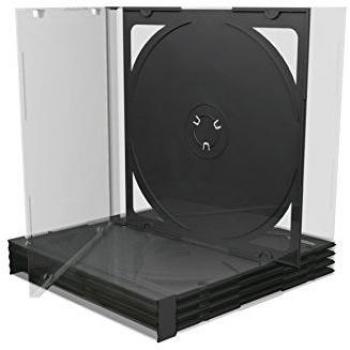 Custodia CD doppia MediaRange vassoio nero