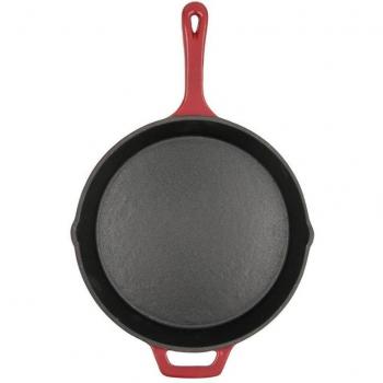 Sartén de Hierro Esmaltado Bidasoa Rojo/Negro 26 cm