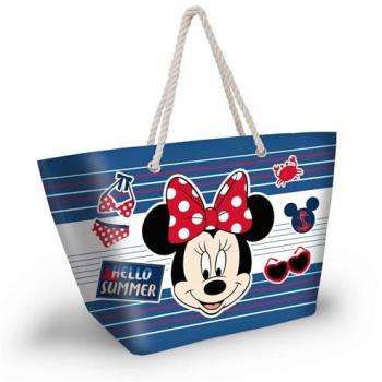 Bolsa Playa Azul Minnie Mouse 52x37 cm