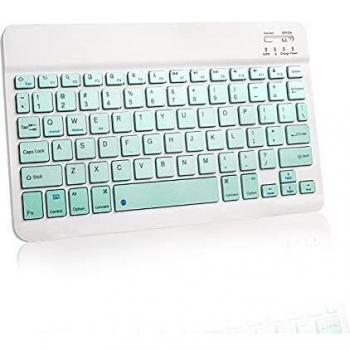 AYCLIF Tastiera Bluetooth 10 Ultra Sottile e Portatile Verde