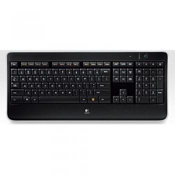 Logitech Wireless Illuminated Keyboard K800 RF Wireless Russian Black