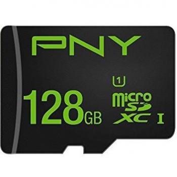 PNY SDU128HIGPER-1-EF Scheda di Memoria MicroSDXC da 128 GB