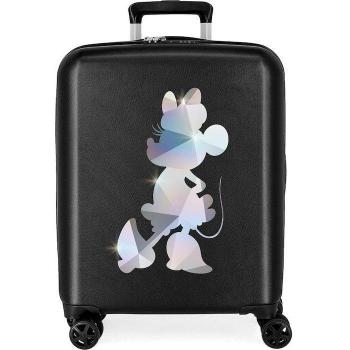 Disney Maleta de cabina rígida Minnie Silver 55 cm negro