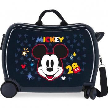Maleta infantil Mickey 2 ruedas multidireccionales