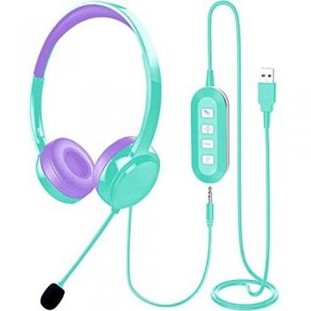 Cuffie PC 3,5 mm USB + Mic Chiuduta Rumore