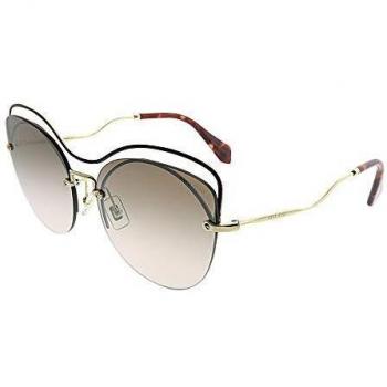 Miu Miu 0MU50TS R1JQZ9 60 Gafas de Sol, Marrón (Brown/Brown Silver), Mujer