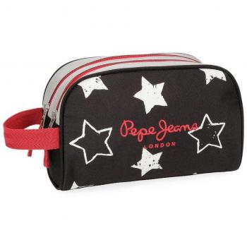 Neceser Pepe Jeans Jessa Doble Compartimento Adaptable a Trolley