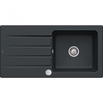 Fregadero Arquitectura 60 Negro Puro 100×51 cm