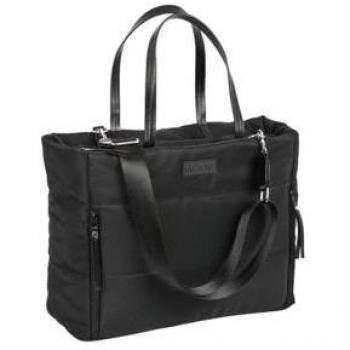 BOLSO CON BOLSILLO PARA PORTATIL 14,1'' MOOS CAPSULA ACOLCHADO NEGRO