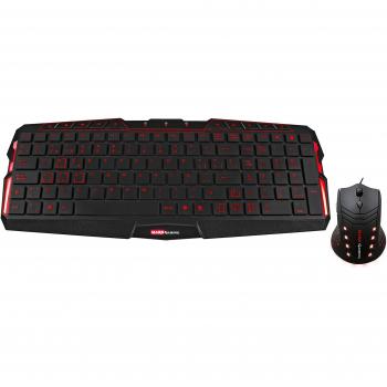 Mars Gaming MCP0 – Tastiera & Mouse RGB Rosso