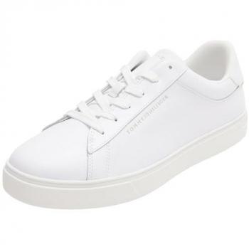 Tommy Hilfiger Zapatillas de Piel Essential Blanco para Mujer