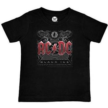 Camiseta AC/DC Black Ice Kids Negro 92