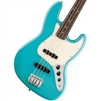 Fender Player II Jazz Electric Bass Guitar, Rosewood Fingerboard Aquatone Blue