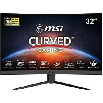 MSI Optix G32CQ4 – 31.5″ Curvo (2560 x 1440) Pixels, WQHD, LCD, 165 Hz, 1 ms (G32CQ4)