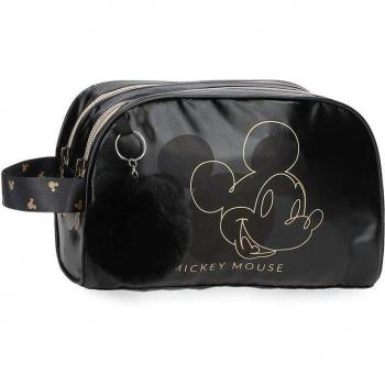 Joumma Bags. Neceser Mickey adaptable Doble Compartimento negro