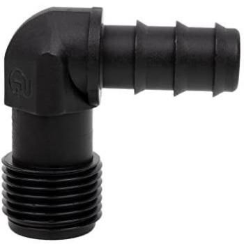 Conexión en codo 90º r.macho ø16mm-1/2 caja 100 unid