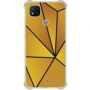 Coque de protection pour Xiaomi Redmi 9C avec motifs géométriques et écriture tendance