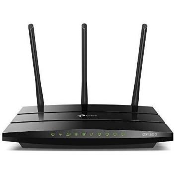 TP-Link Archer VR400 Modem Router VDSL/FTTC/FTTS/ADSL fino a 100Mbps, Wi-Fi AC1200 Dual Band 2,4/5 GHz, 3 Porte 10/100 LAN + 1 Porta 10/100/1000 WAN, USB 2.0, Rete Ospiti, Senza VoIP, Ver.2.0, Nero