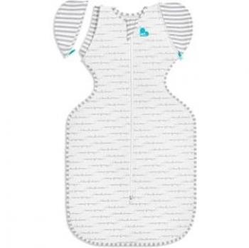 Love to Dream Baby Pucksack Swaddle Up Übergangstasche Original Stufe 2 L Weiß