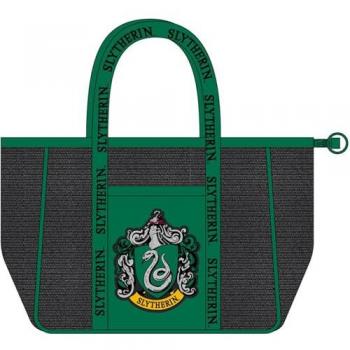 Bolsa de playa Slytherin con estampado de Hogwarts