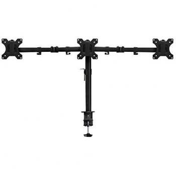 Ewent Ew1513 Supporto da Tavolo Scrivania per 3 Monitor Fino a 27 (68.6 Cm) con Attacco Vesa