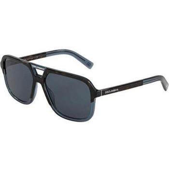 Dolce & Gabbana 0DG4354 Gafas de sol para Hombre Top Havana On Transparente Blue 58