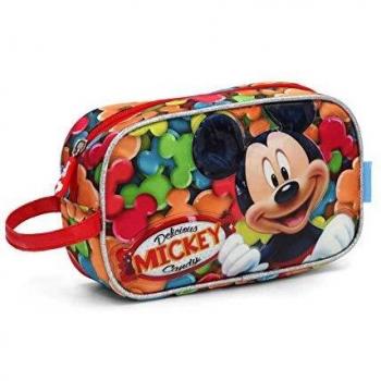 Bolsa de Aseo Mickey Mouse Deliciosa 21 cm Roja