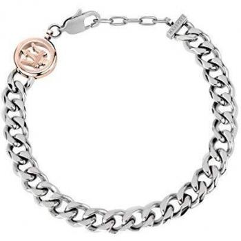 Pulsera Maserati para hombre, acero con detalle en PVD oro rosa, ajustable