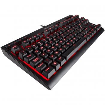 Corsair K63 Mechanical Gaming Keyboard with Cherry MX Red switches, Blue LED backlighting, Italian QWERTY layout, Black