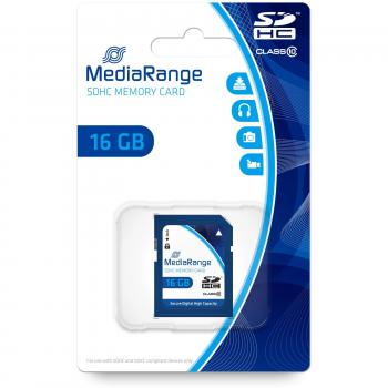 Scheda di Memoria SDHC Classe 10 da 16GB Mediarange MR963