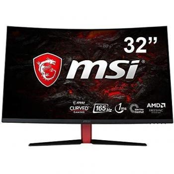 MSI Optix AG32CV Monitor Gaming 32 Curvo, Display 16:9 Full HD (1920x1080), Frequenza 165 Hz, Tempo di risposta 1ms, Pannello VA, AMD FreeSync