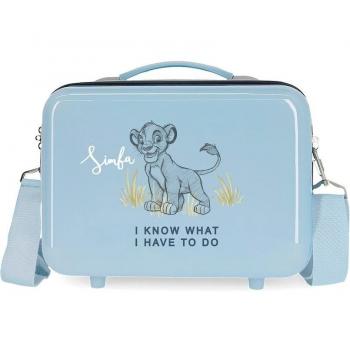 Disney Neceser ABS Simba Azul Adaptable